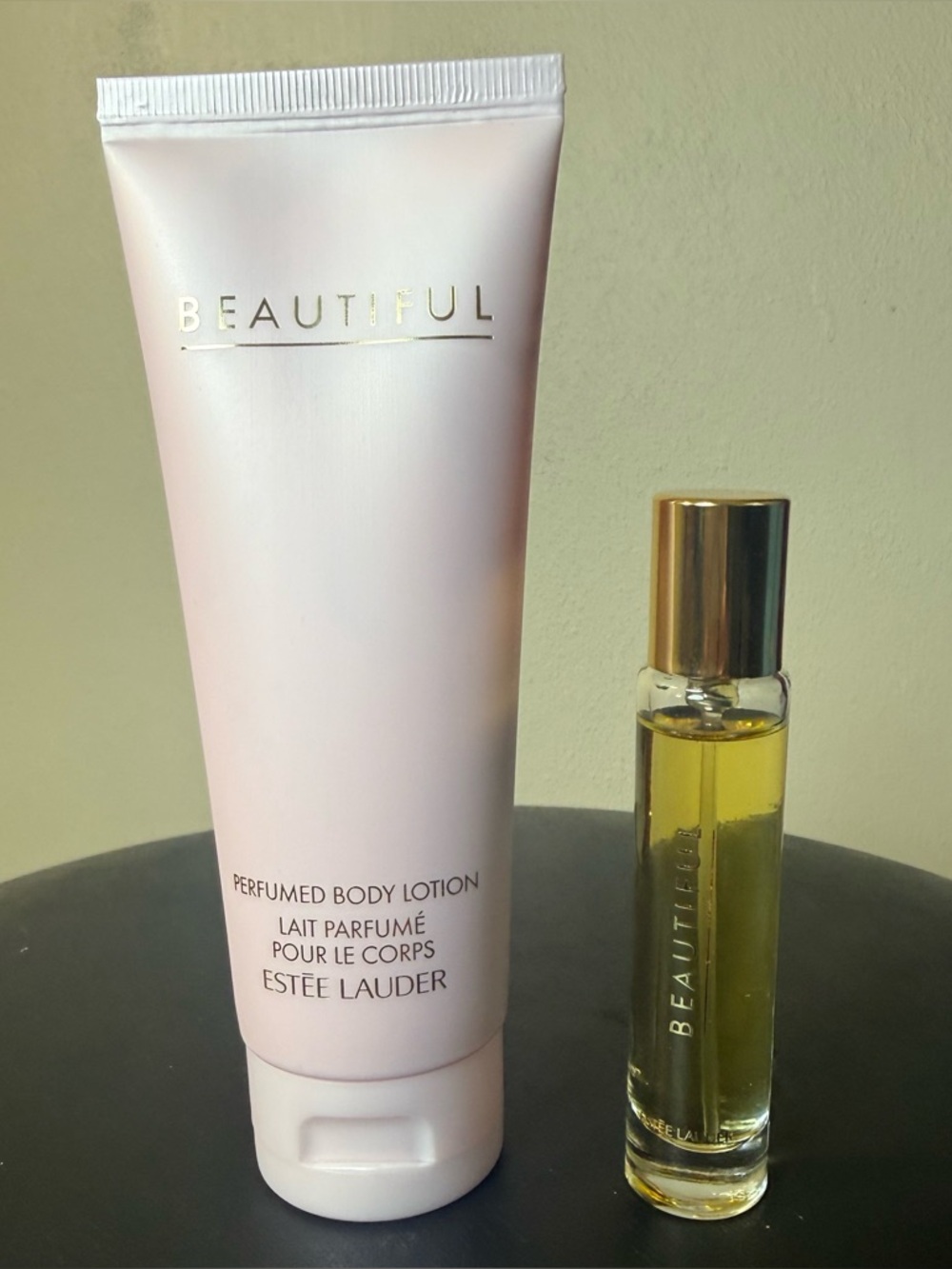 BEAUTIFUL ESTEE LAUDER Perfumed Body Lotion 3.4 oz Travel Spray .34 Lot 2 New